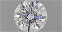 Natural Diamond 0.64 Carats, Round with Excellent Cut, F Color, VVS1 Clarity and Certified by GIA