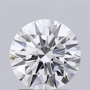 Picture of Lab Grown Diamond 1.52 Carats, Round with Ideal Cut, D Color, VS1 Clarity and Certified by IGI