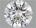 Lab Grown Diamond 2.01 Carats, Round with Excellent Cut, D Color, VVS2 Clarity and Certified by IGI