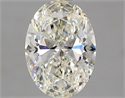 Diamante Natural 1.50 quilates, Ovalado , Color J, claridad SI1 y certificado GIA
