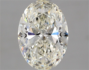 Foto Diamante Natural 1.50 quilates, Ovalado , Color J, claridad SI1 y certificado GIA de