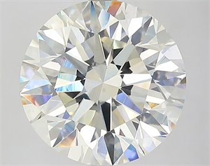 Picture of Natural Diamond 4.75 Carats, Round with Excellent Cut, K Color, SI1 Clarity and Certified by GIA