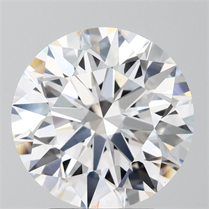 Picture of Lab Grown Diamond 3.58 Carats, Round with Ideal Cut, D Color, VS1 Clarity and Certified by IGI