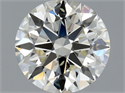 Natural Diamond 0.80 Carats, Round with Excellent Cut, J Color, SI2 Clarity and Certified by GIA