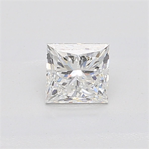 Picture of Natural Diamond 0.50 Carats, Princess with  Cut, E Color, VS2 Clarity and Certified by GIA