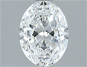 Natural Diamond 1.80 Carats, Oval with  Cut, E Color, SI1 Clarity and Certified by GIA