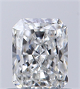 Diamante Natural 0.58 quilates, Radiante , Color F, claridad VVS1 y certificado GIA