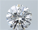Diamante Natural 0.71 quilates, Redondo , Color F, claridad IF y certificado GIA