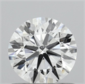Lab Grown Diamond 0.77 Carats, Round with Ideal Cut, D Color, VVS1 Clarity and Certified by IGI