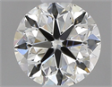 Natural Diamond 0.50 Carats, Round with Very Good Cut, I Color, VS1 Clarity and Certified by GIA