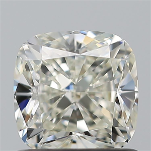 Foto Diamante Natural 0.91 quilates, Del cojín , Color K, claridad VVS1 y certificado GIA de