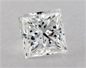 Diamante Natural 1.01 quilates, Princesa , Color E, claridad SI1 y certificado GIA