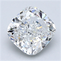 Diamante Natural 2.20 quilates, Del cojín , Color F, claridad VS2 y certificado GIA