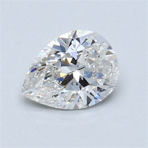Foto Diamante Natural 0.66 quilates, De pera , Color F, claridad I1 y certificado GIA de