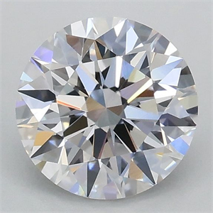 Picture of Lab Grown Diamond 1.05 Carats, Round with Ideal Cut, D Color, VVS2 Clarity and Certified by IGI