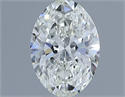 Diamante Natural 0.72 quilates, Ovalado , Color H, claridad VVS1 y certificado IGI