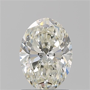 Picture of Natural Diamond 1.21 Carats, Oval with  Cut, J Color, VS1 Clarity and Certified by GIA