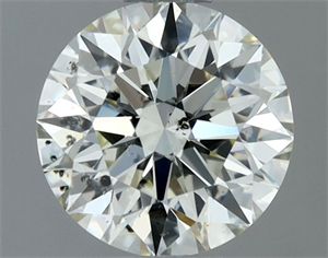 Picture of Natural Diamond 0.70 Carats, Round with Excellent Cut, K Color, SI1 Clarity and Certified by IGI