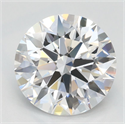 Del inventario de diamantes de laboratorio, 2.07 quilates, Redondo , Color D, claridad IF y certificado IGI