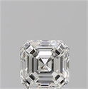 Natural Diamond 1.01 Carats, Asscher with  Cut, H Color, VVS2 Clarity and Certified by GIA