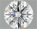 Del inventario de diamantes de laboratorio, 2.01 quilates, Redondo , Color E, claridad VS2 y certificado IGI