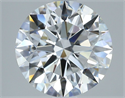 Natural Diamond 2.01 Carats, Round with Excellent Cut, E Color, IF Clarity and Certified by GIA