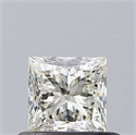 Diamante Natural 0.50 quilates, Princesa , Color K, claridad VVS1 y certificado GIA