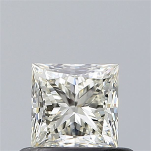 Picture of Natural Diamond 0.50 Carats, Princess with  Cut, K Color, VVS1 Clarity and Certified by GIA