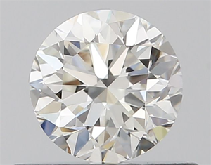 Picture of Natural Diamond 0.50 Carats, Round with Very Good Cut, H Color, VVS2 Clarity and Certified by GIA