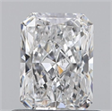 Diamante Natural 0.70 quilates, Radiante , Color D, claridad SI1 y certificado GIA