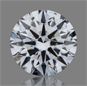 Natural Diamond 0.71 Carats, Round with Excellent Cut, D Color, SI2 Clarity and Certified by GIA