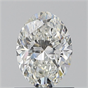 Natural Diamond 0.90 Carats, Oval with  Cut, G Color, SI1 Clarity and Certified by GIA