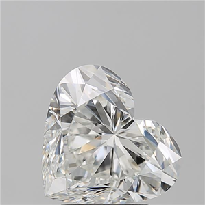 Picture of Natural Diamond 3.08 Carats, Heart with  Cut, H Color, VS2 Clarity and Certified by GIA