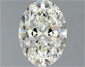 Natural Diamond 1.20 Carats, Oval with  Cut, H Color, VS2 Clarity and Certified by GIA