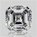 Natural Diamond 2.04 Carats, Asscher with  Cut, I Color, VVS2 Clarity and Certified by GIA
