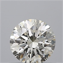 Natural Diamond 0.41 Carats, Round with Excellent Cut, I Color, IF Clarity and Certified by IGI