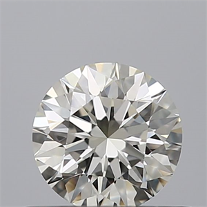 Picture of Natural Diamond 0.41 Carats, Round with Excellent Cut, I Color, IF Clarity and Certified by IGI