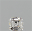 Natural Diamond 0.50 Carats, Asscher with  Cut, F Color, IF Clarity and Certified by GIA