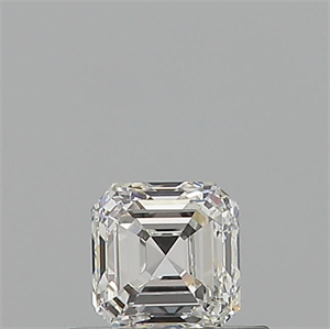 Picture of Natural Diamond 0.50 Carats, Asscher with  Cut, F Color, IF Clarity and Certified by GIA