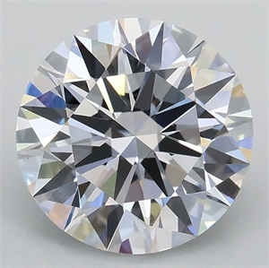 Picture of Lab Grown Diamond 2.04 Carats, Round with Ideal Cut, D Color, VVS2 Clarity and Certified by IGI