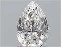 Diamante Natural 0.90 quilates, De pera , Color E, claridad VS1 y certificado GIA