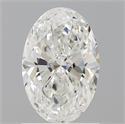 Natural Diamond 1.20 Carats, Oval with  Cut, G Color, VS1 Clarity and Certified by GIA