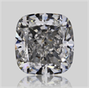 Natural Diamond 0.70 Carats, Cushion with  Cut, D Color, SI1 Clarity and Certified by GIA