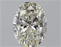 Natural Diamond 1.20 Carats, Oval with  Cut, J Color, VS1 Clarity and Certified by GIA