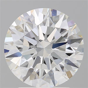 Picture of Lab Grown Diamond 3.10 Carats, Round with Ideal Cut, E Color, VVS2 Clarity and Certified by IGI