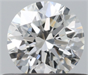 Diamante Natural 0.47 quilates, Redondo , Color F, claridad IF y certificado IGI