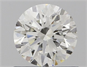 Natural Diamond 0.70 Carats, Round with Excellent Cut, H Color, SI1 Clarity and Certified by GIA