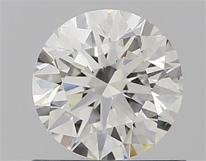 Picture of Natural Diamond 0.70 Carats, Round with Excellent Cut, H Color, SI1 Clarity and Certified by GIA