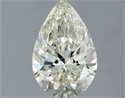 Natural Diamond 1.20 Carats, Pear with  Cut, K Color, SI1 Clarity and Certified by GIA