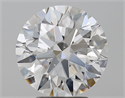 Diamante Natural 3.72 quilates, Redondo , Color G, claridad SI1 y certificado GIA